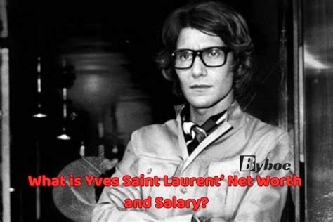 yves st laurent salary